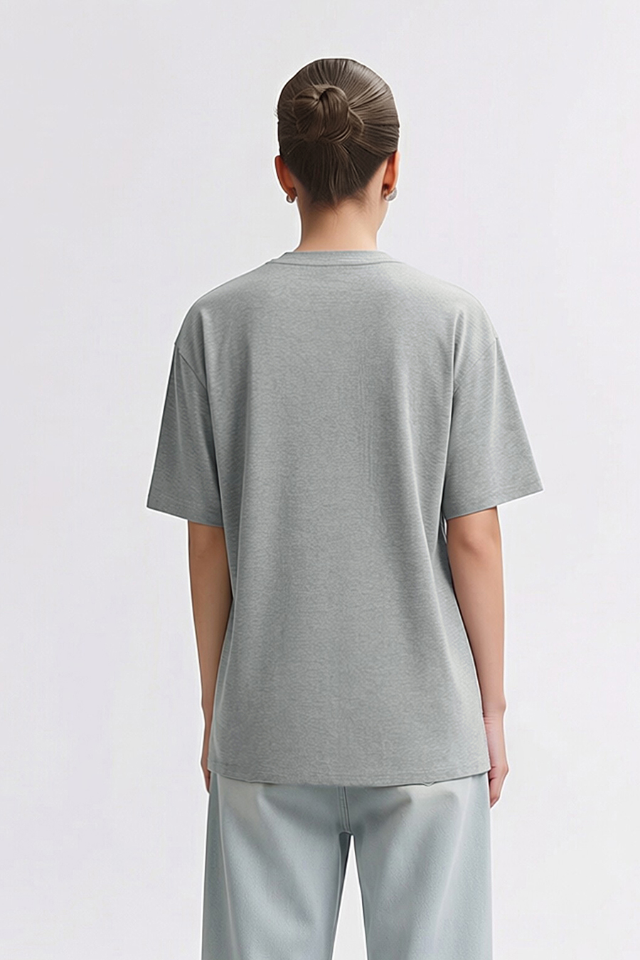 Bear Print Short Sleeve T-shirt|AMII