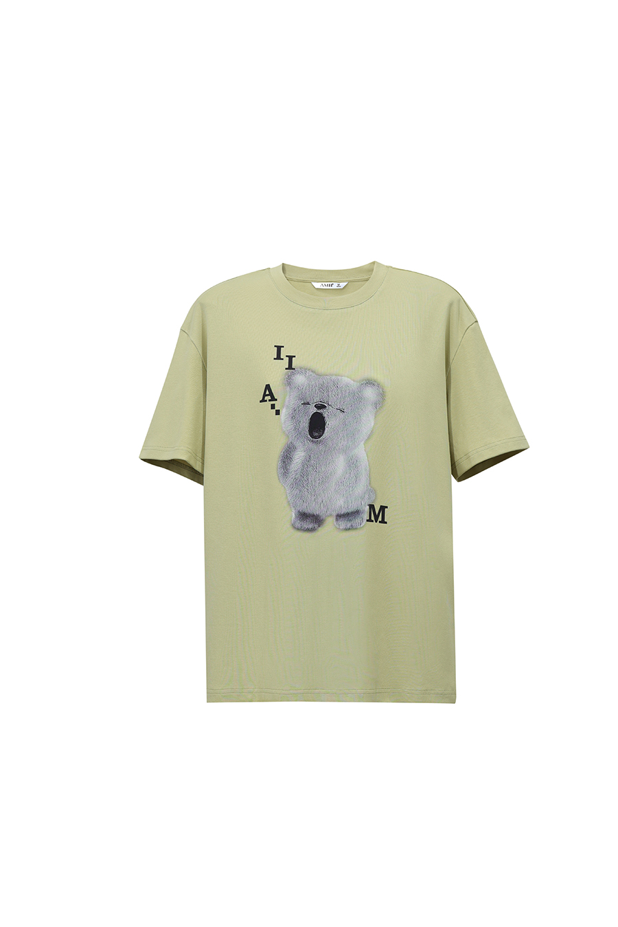 Bear Print Short Sleeve T-shirt|AMII