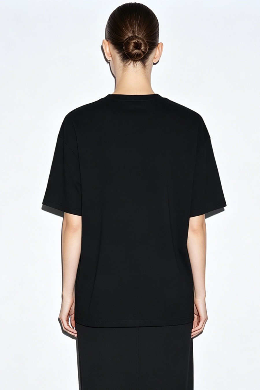 Bear Print Short Sleeve T-shirt|AMII