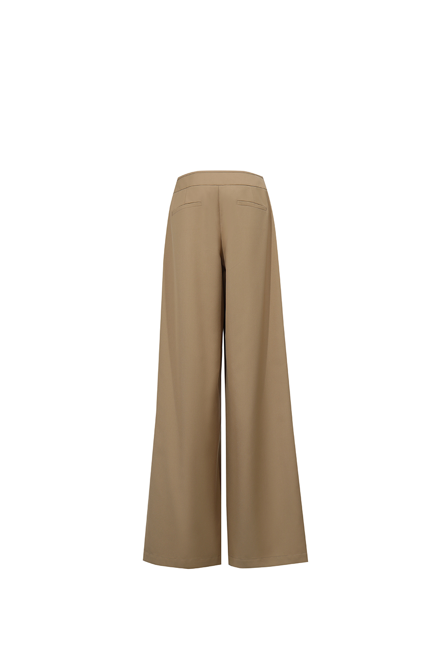 Gathered Wide-leg Casual Pants|AMII