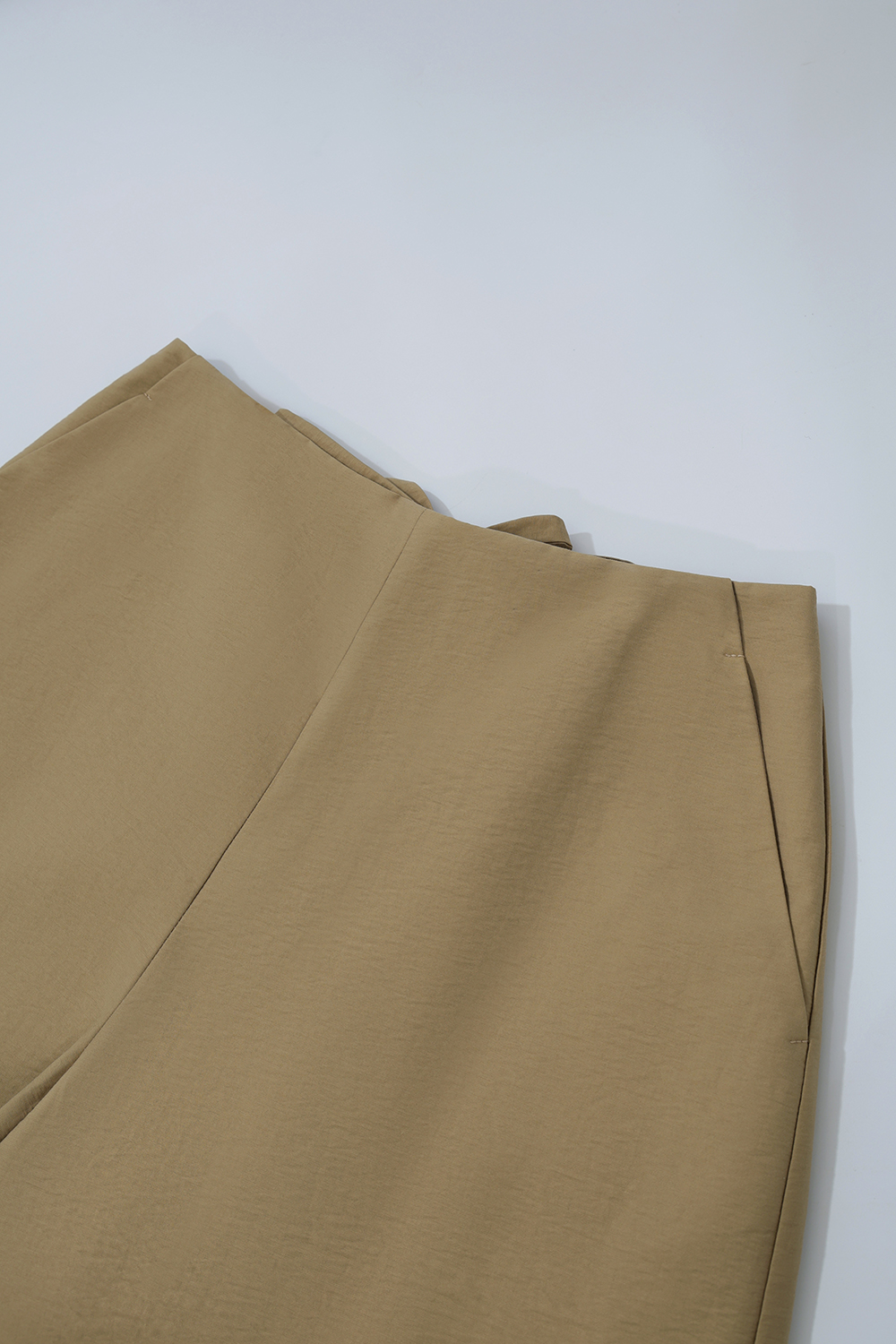 Crinkled Tie Casual Shorts|AMII