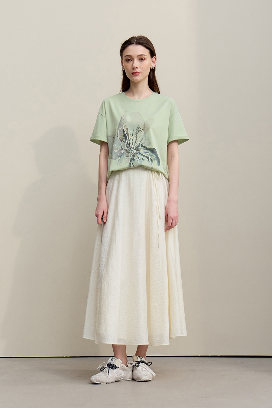 Direct Injection Foam Print T-Shirt|AMII