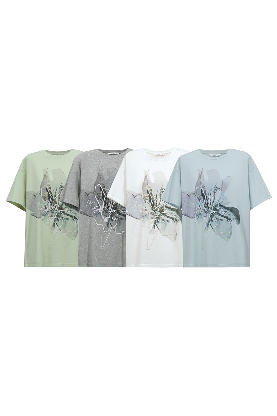Direct Injection Foam Print T-Shirt|AMII