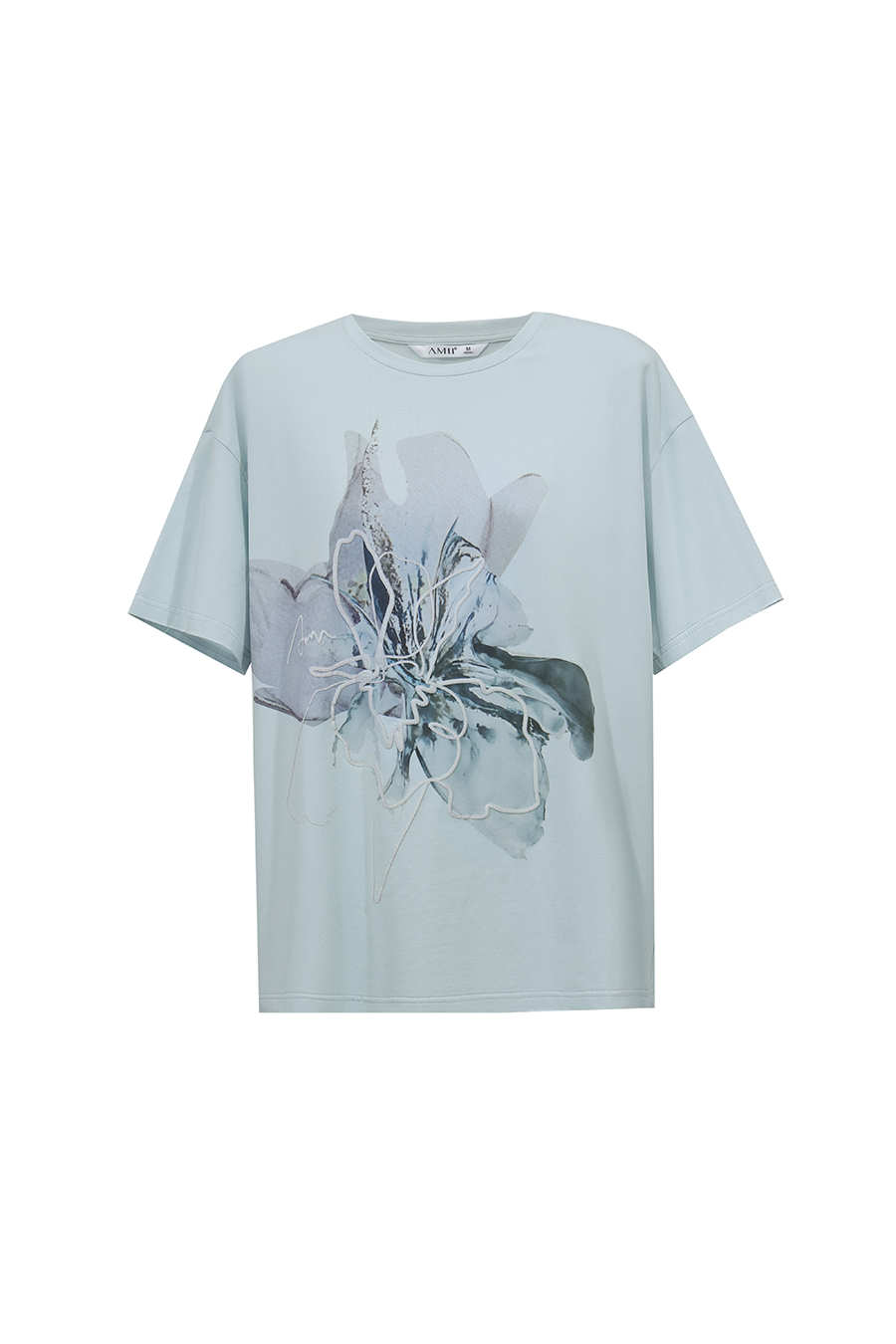 Direct Injection Foam Print T-Shirt|AMII