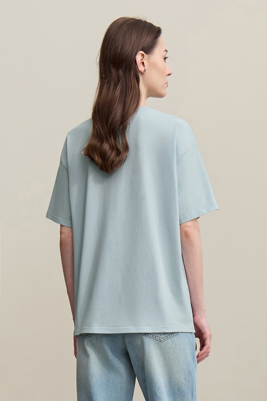Direct Injection Foam Print T-Shirt|AMII