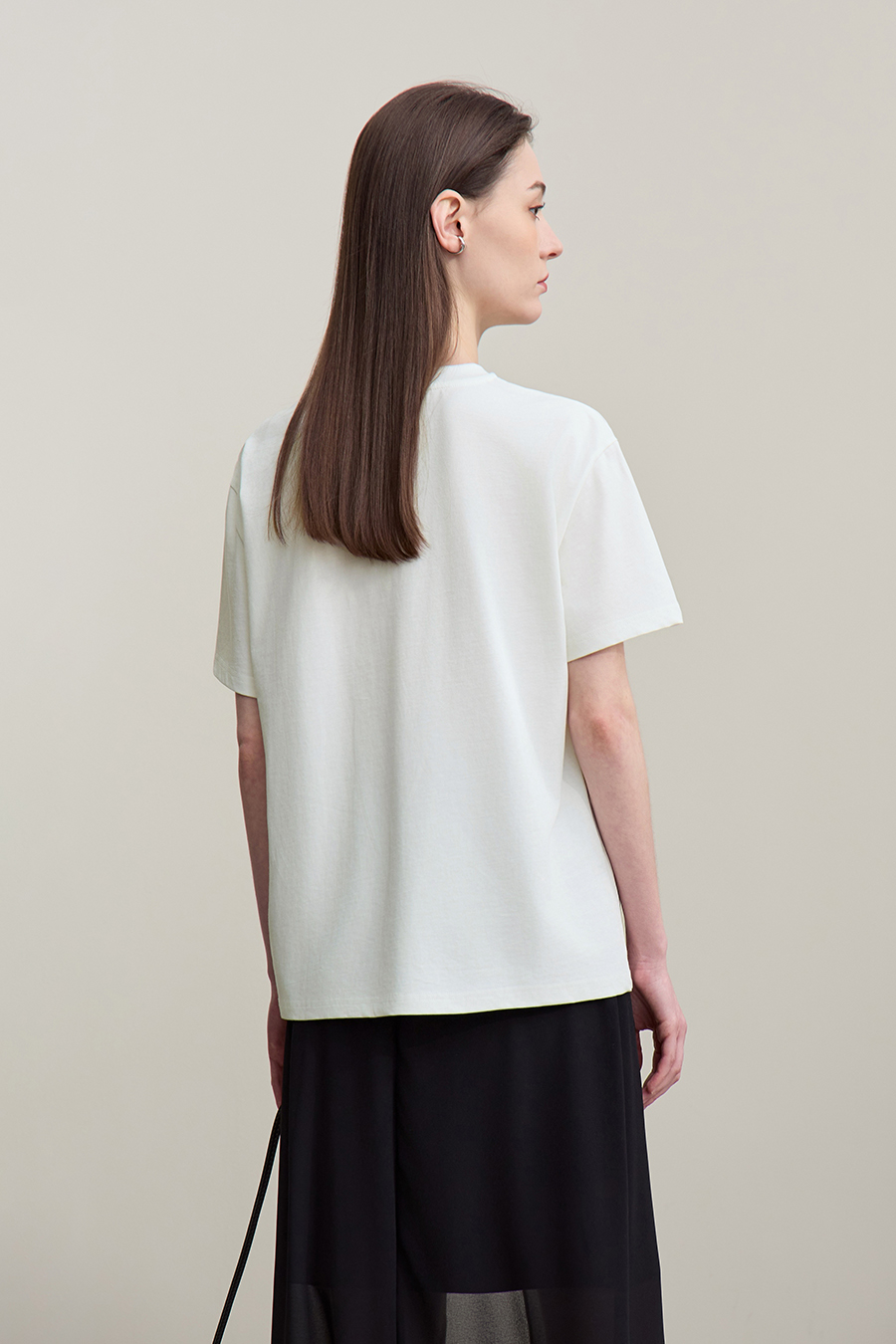 Handmade Rhinestone Short-sleeve T-shirt