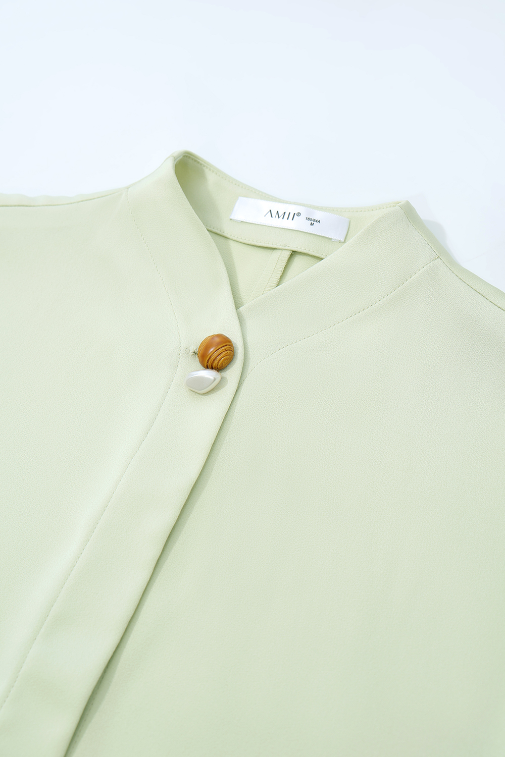 Scarf Neck Raglan Chiffon Top