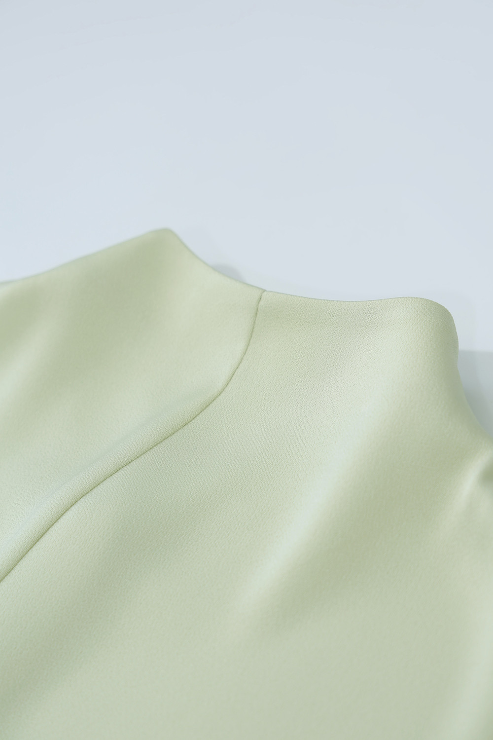 Scarf Neck Raglan Chiffon Top