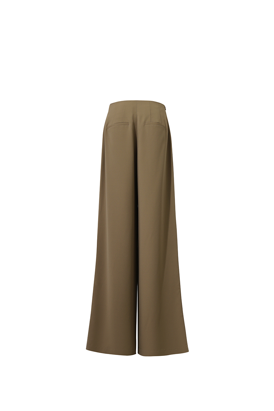 Toothpick pleat casual long pants|AMII