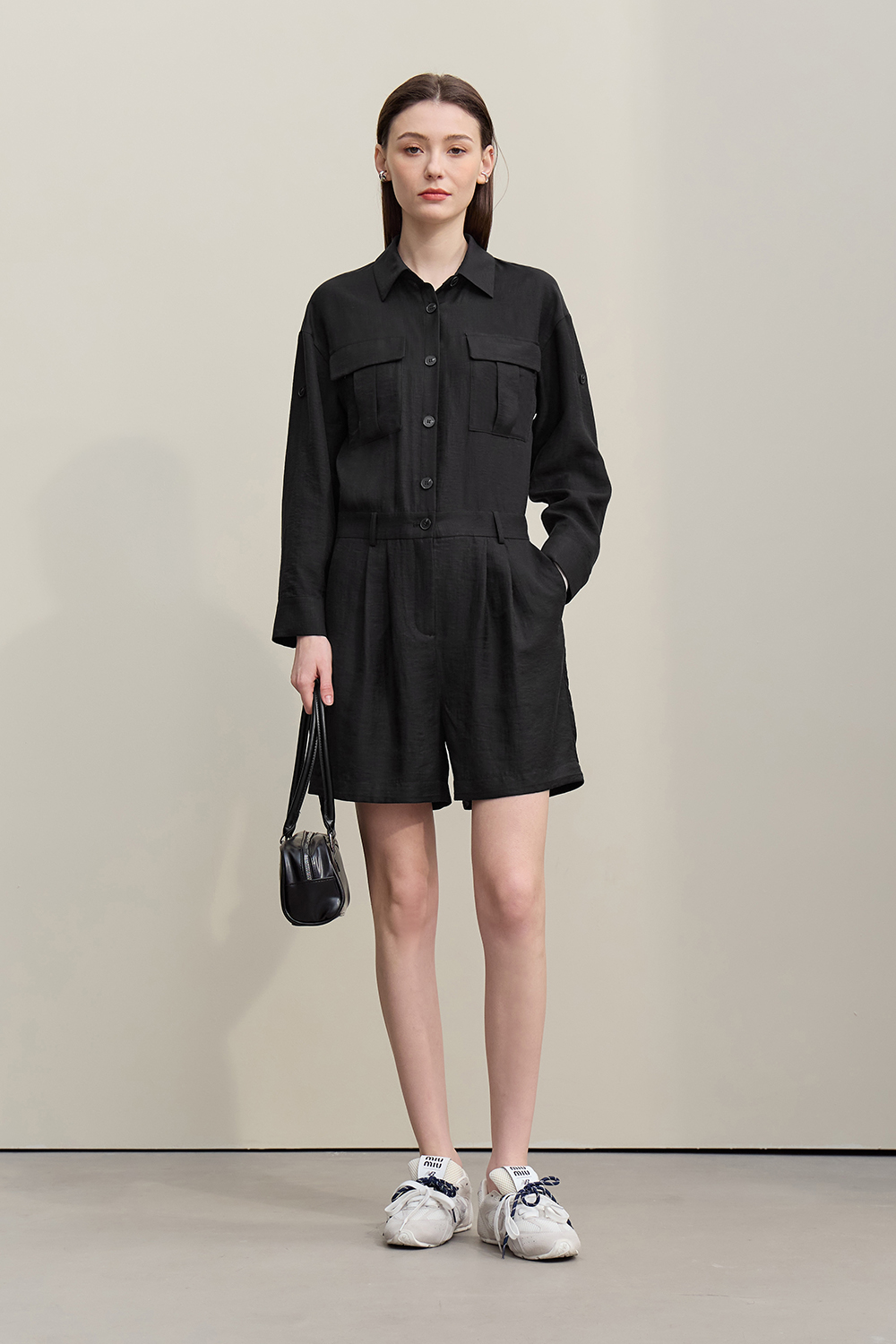 Cargo Linen Jumpsuit