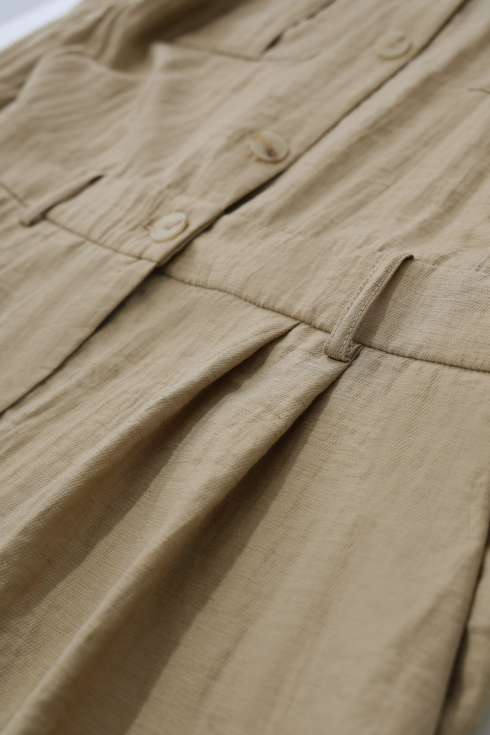 Cargo Linen Jumpsuit