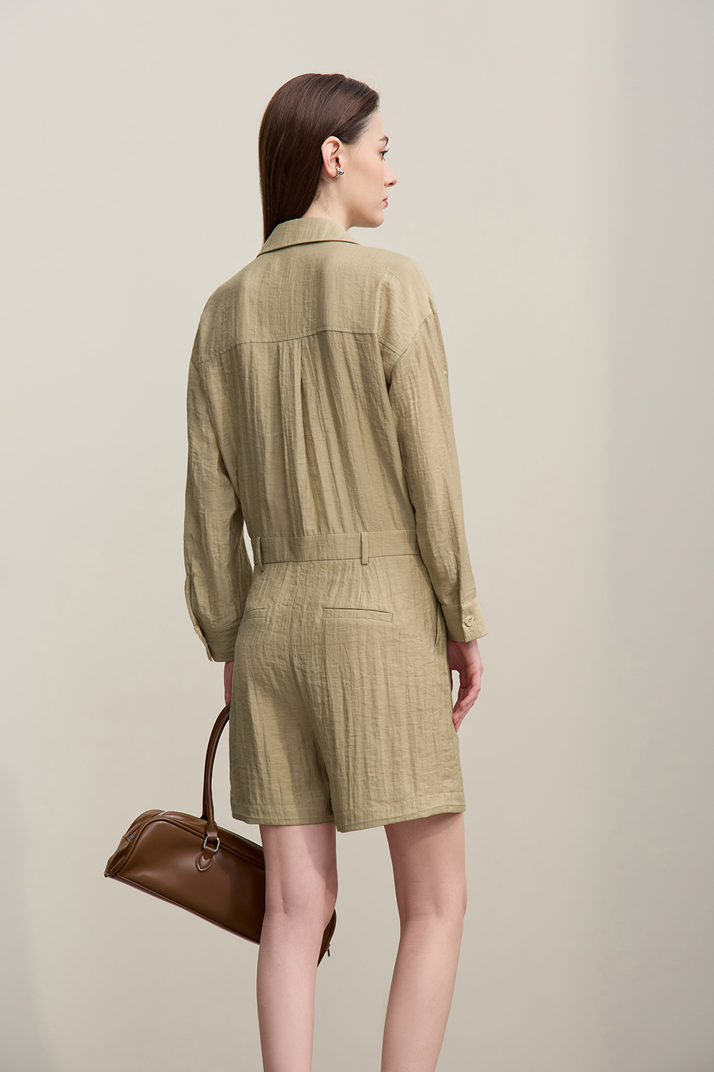 Cargo Linen Jumpsuit