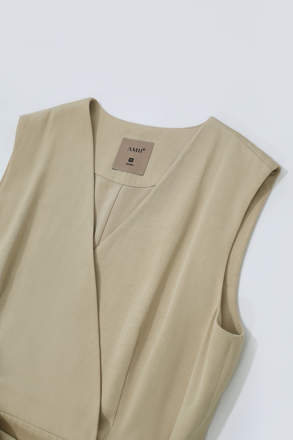 V-neck Belted Jumpsuit