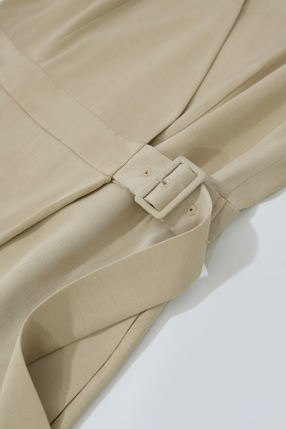 V-neck Belted Jumpsuit