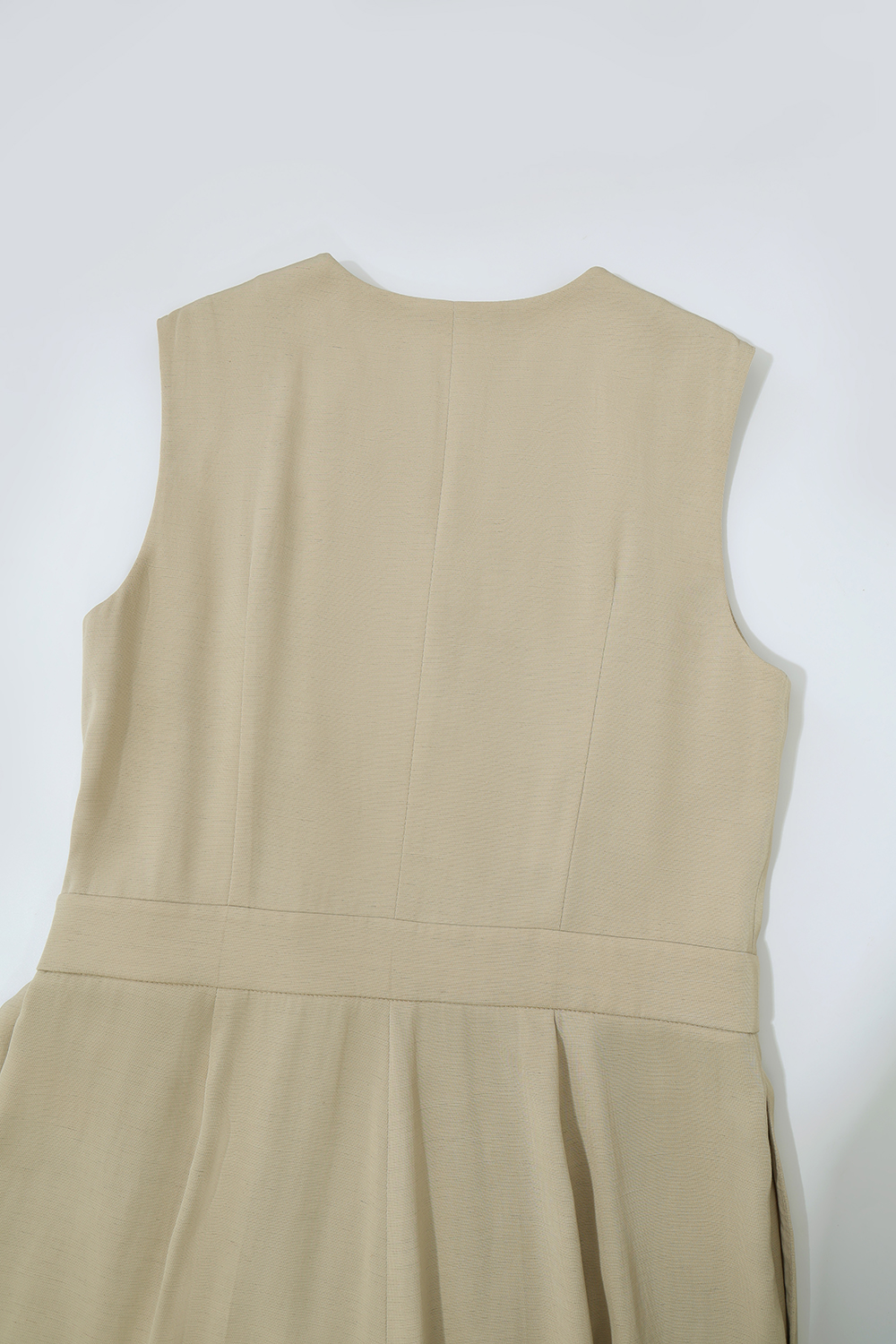 V-neck Belted Jumpsuit