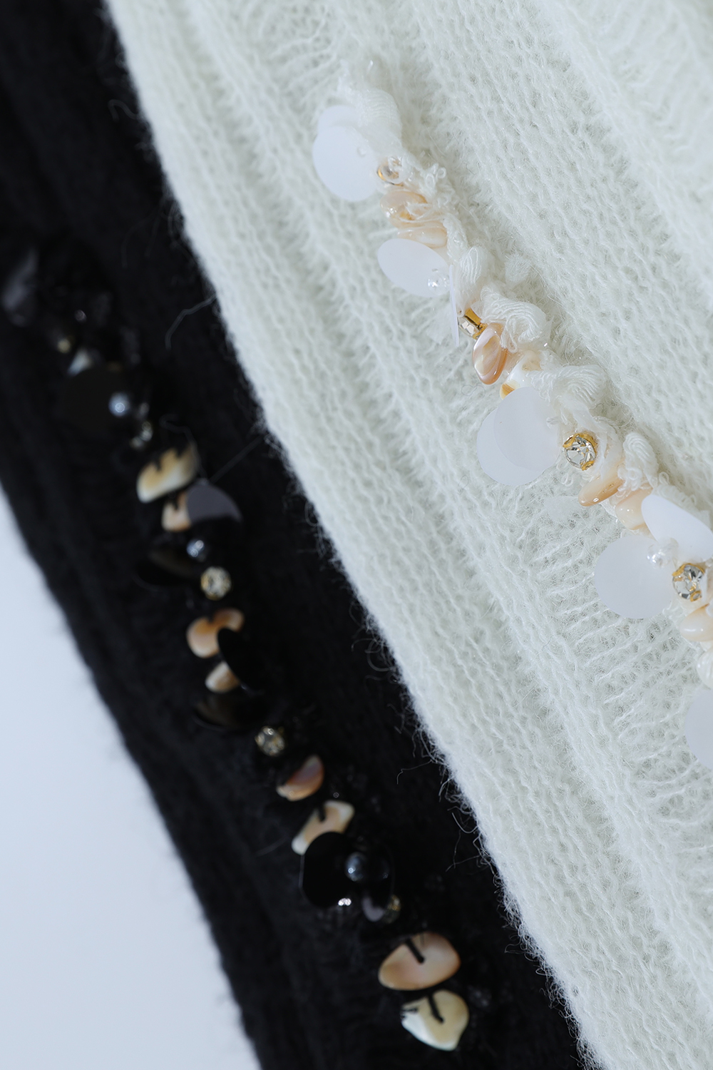 Drop Needle Rib Knit Cardigan