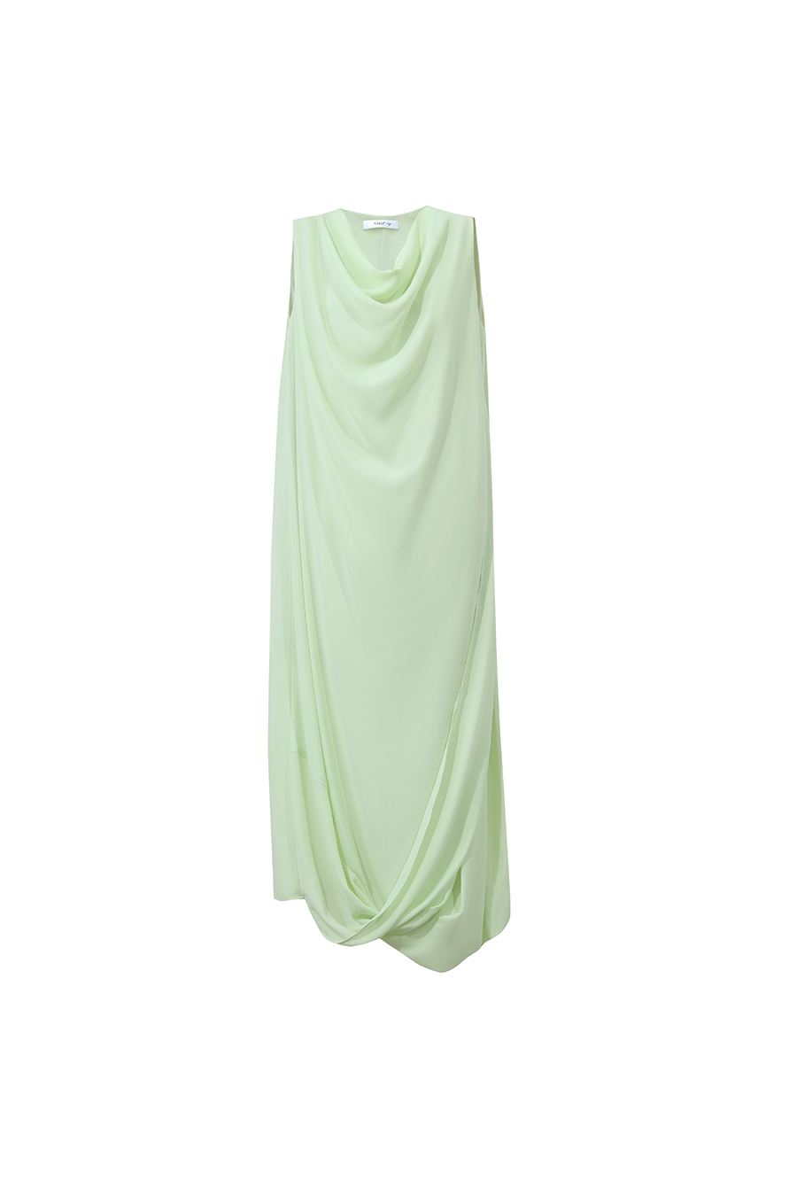 Cowl Neck Sleeveless Dress|AMII