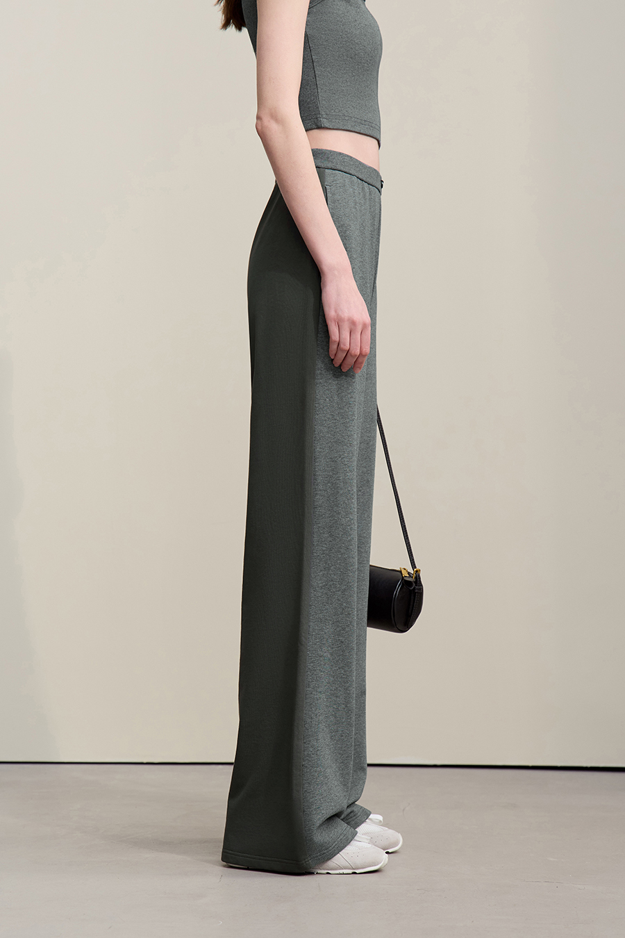 Color-block Spliced Casual Pants