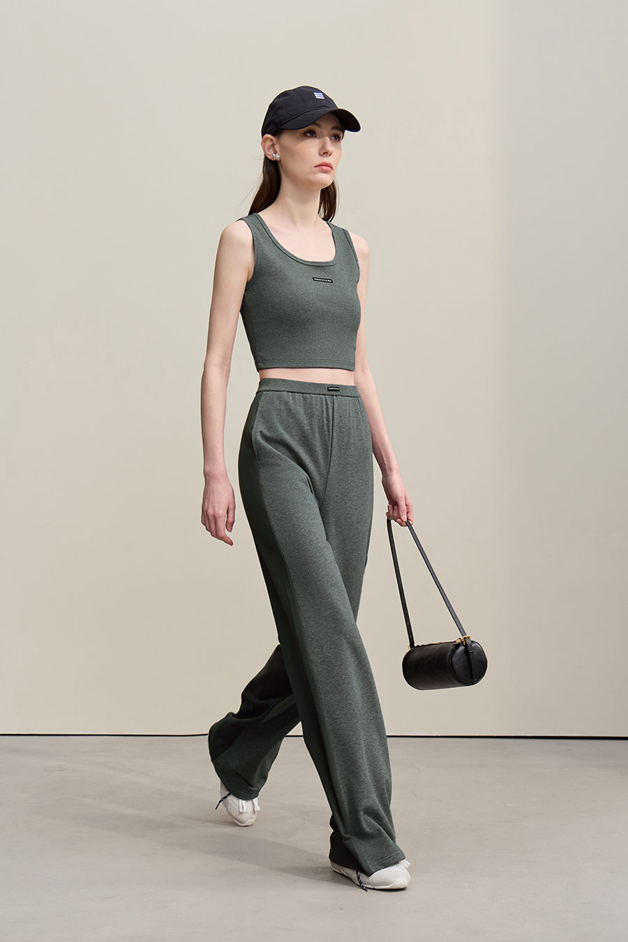 Color-block Spliced Casual Pants