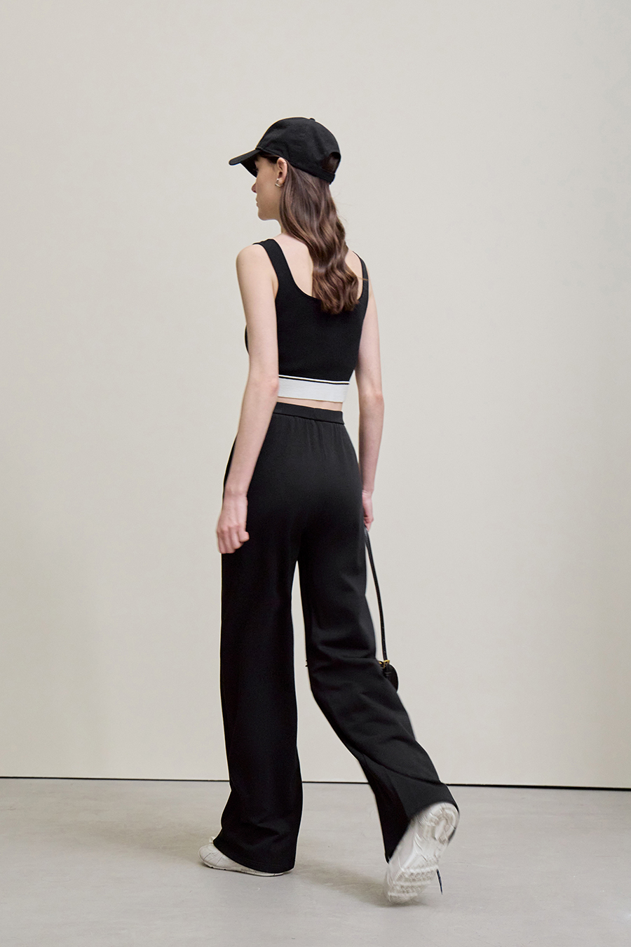 Color-block Spliced Casual Pants