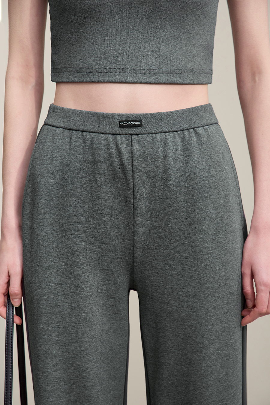 Color-block Spliced Casual Pants