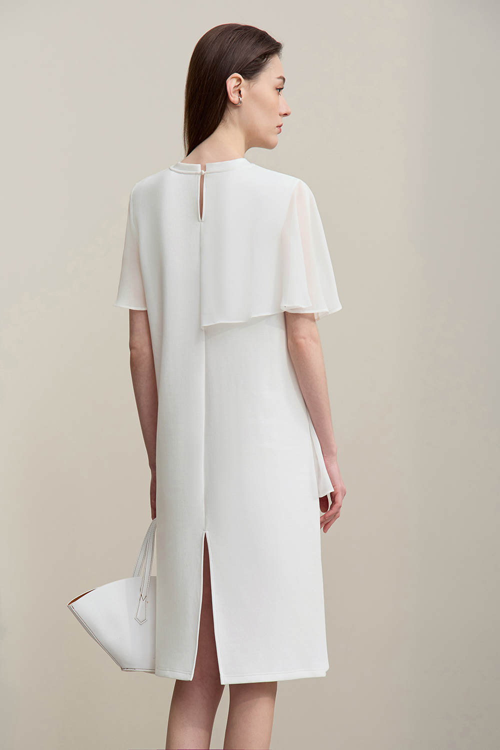 Perspective Mesh Splice Dress|AMII