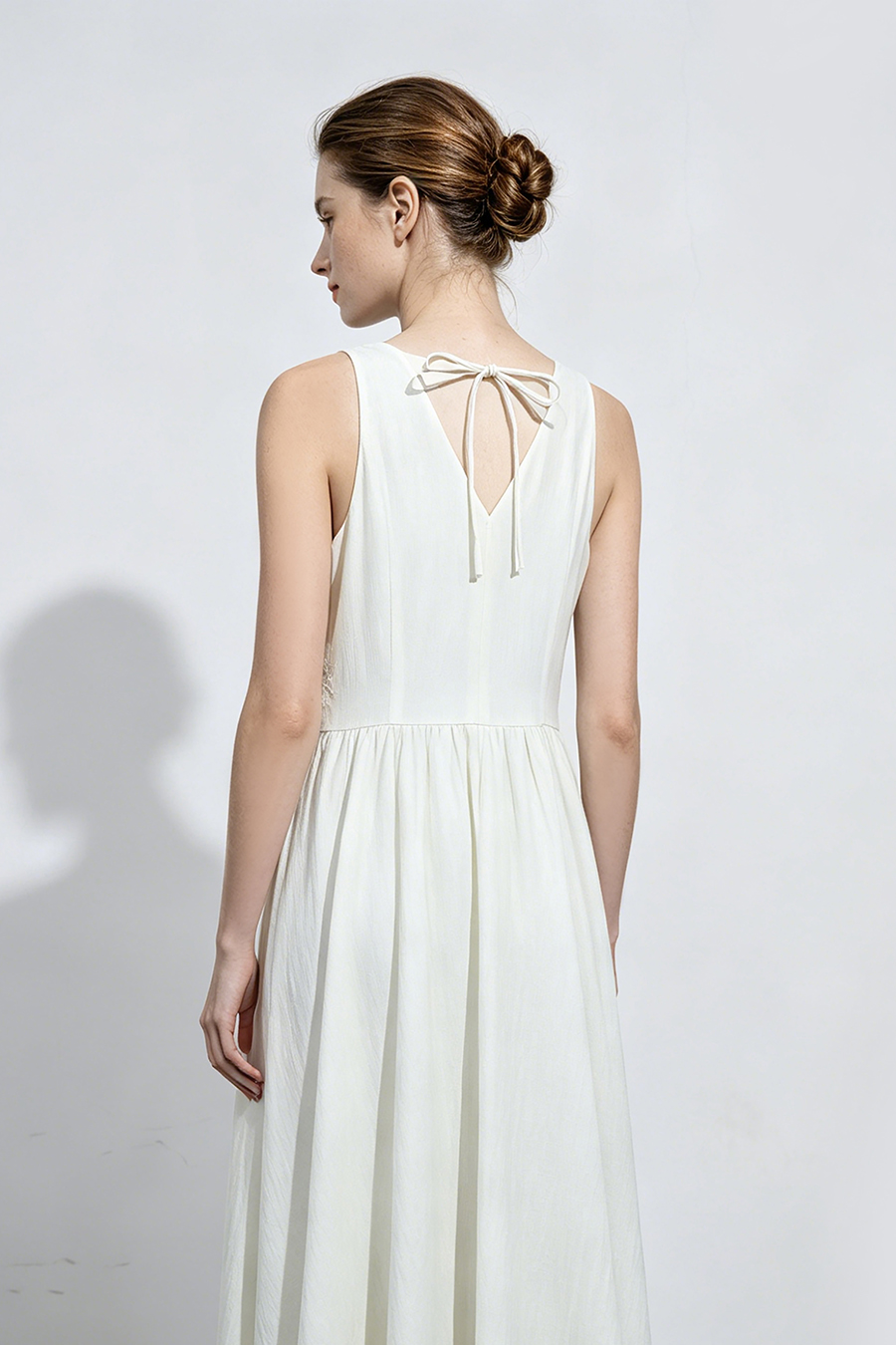 V-Neck Lace Spliced Dress – AMII.com