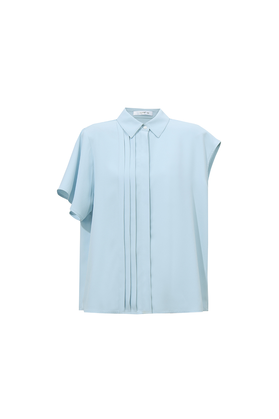 Asymmetric Sleeve Chiffon Blouse|AMII