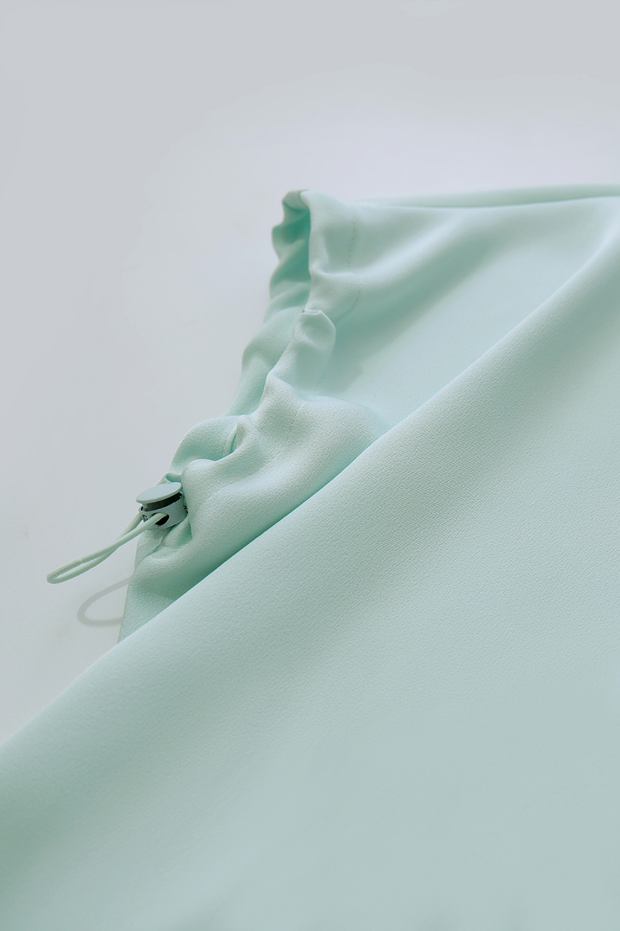 Asymmetric Sleeve Chiffon Top