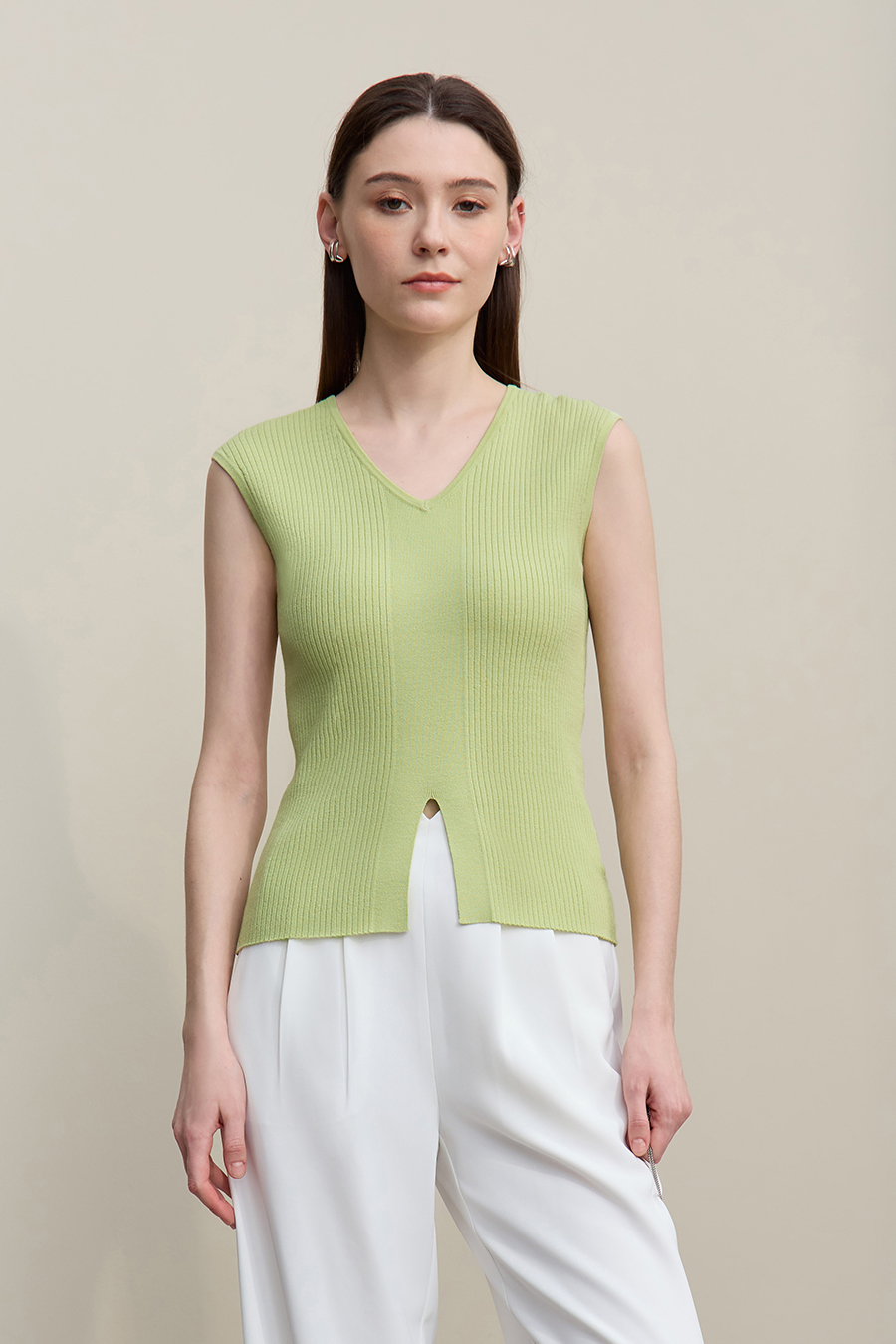 Reversible Knit Sweater|AMII