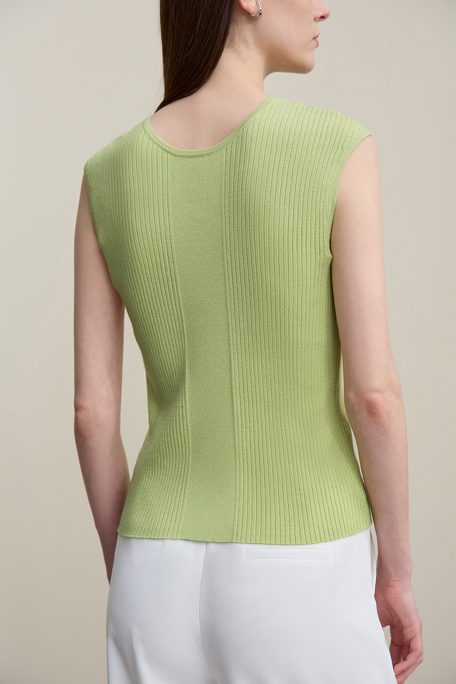 Reversible Knit Sweater|AMII