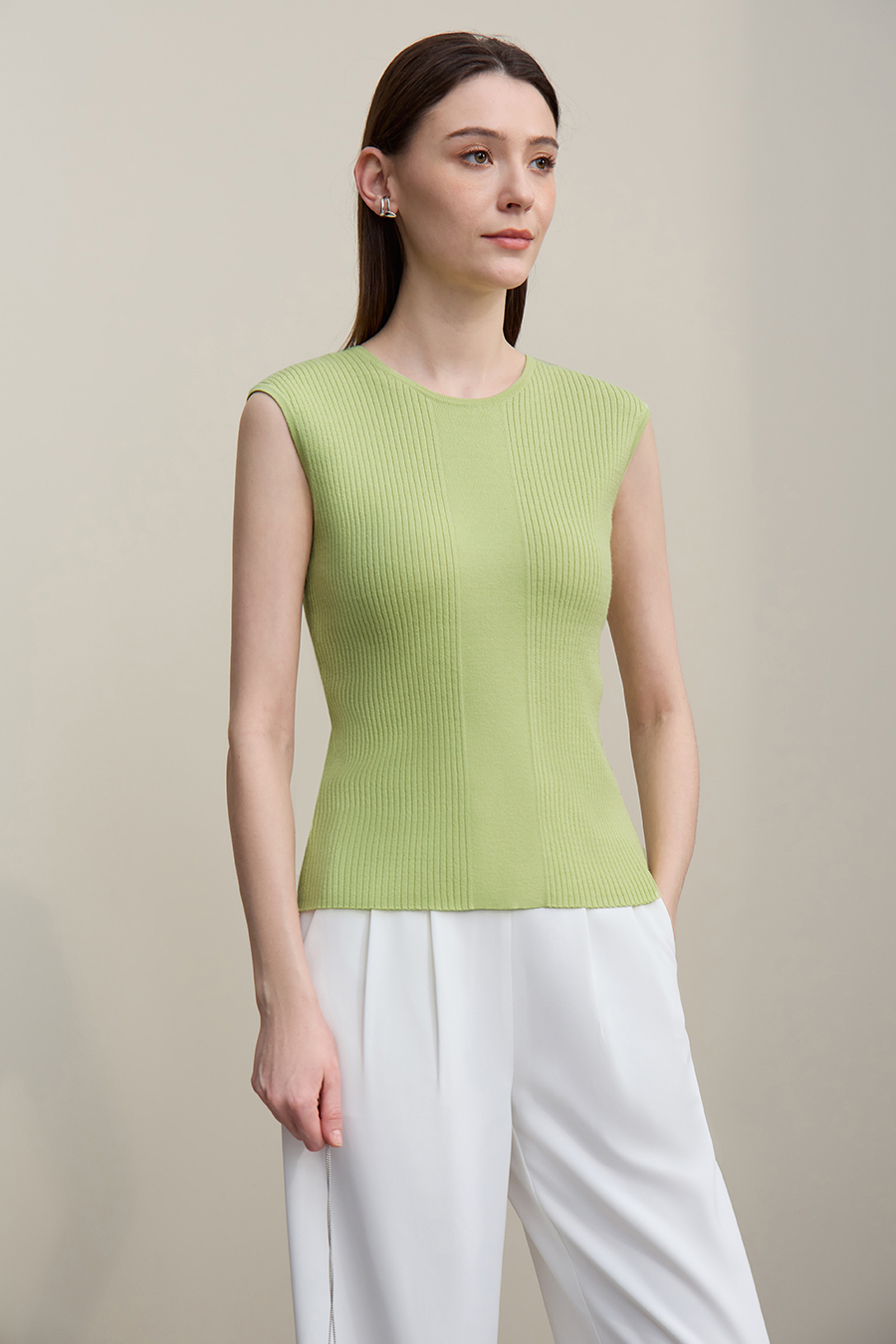 Reversible Knit Sweater|AMII