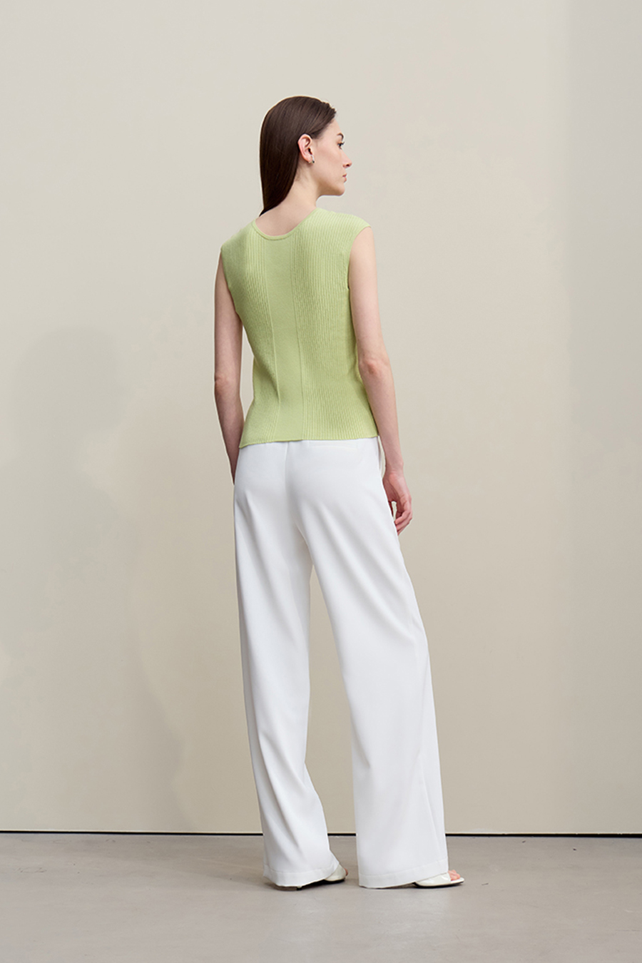 Reversible Knit Sweater|AMII