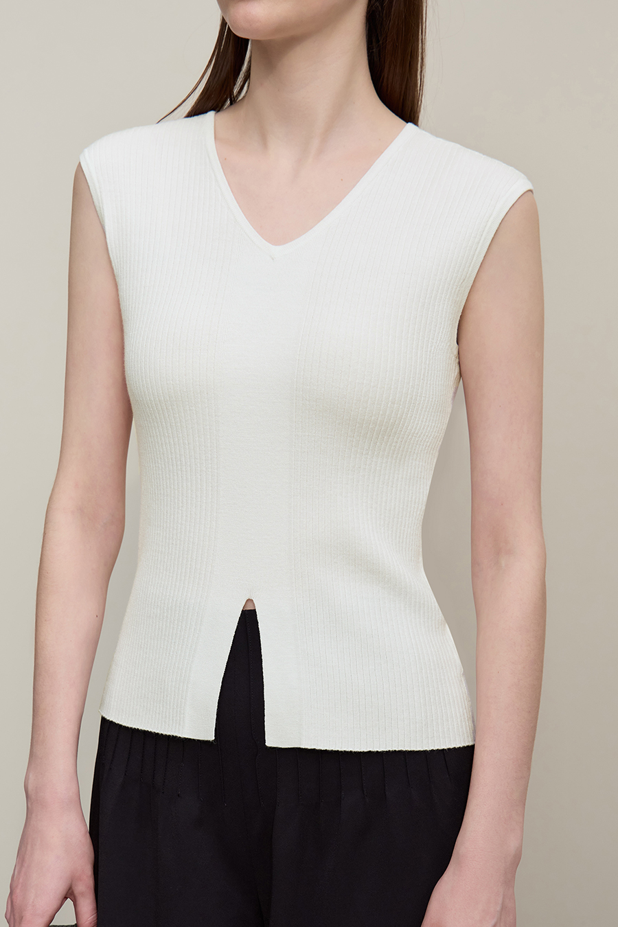Reversible Knit Sweater|AMII