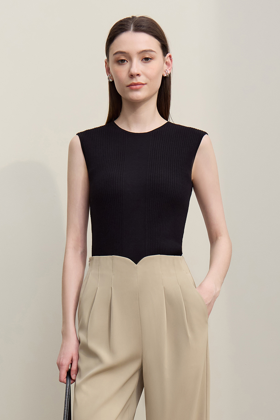 Reversible Knit Sweater|AMII