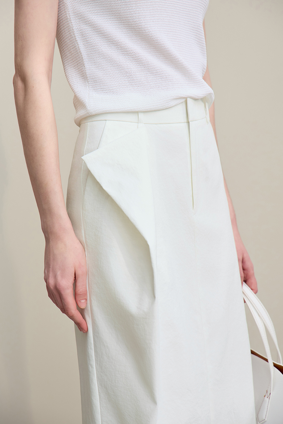Irregular Pleated Skirt|AMII