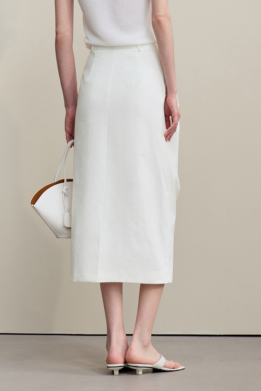 Irregular Pleated Skirt|AMII