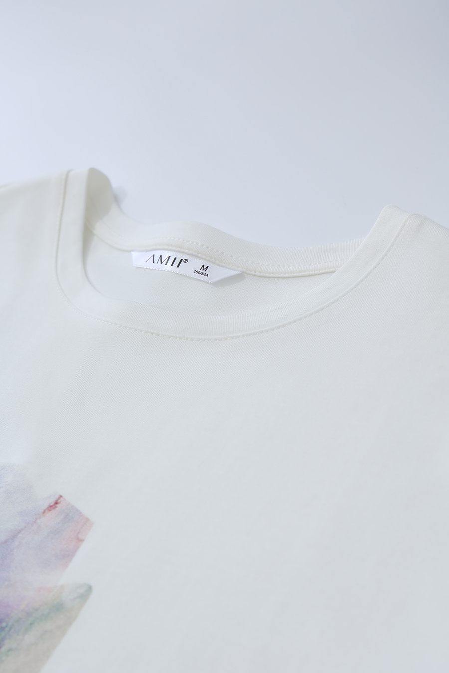 Running Stitch Printed T-shirt|AMII