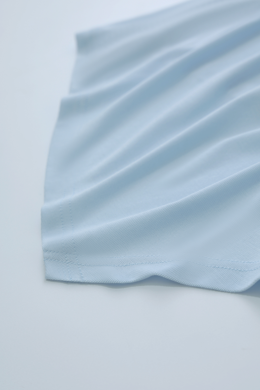 Cowl Neck Irregular Hem T-Shirt|AMII