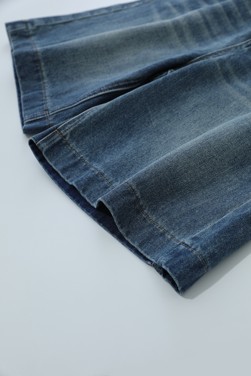 Loose Versatile Denim Capri Pants