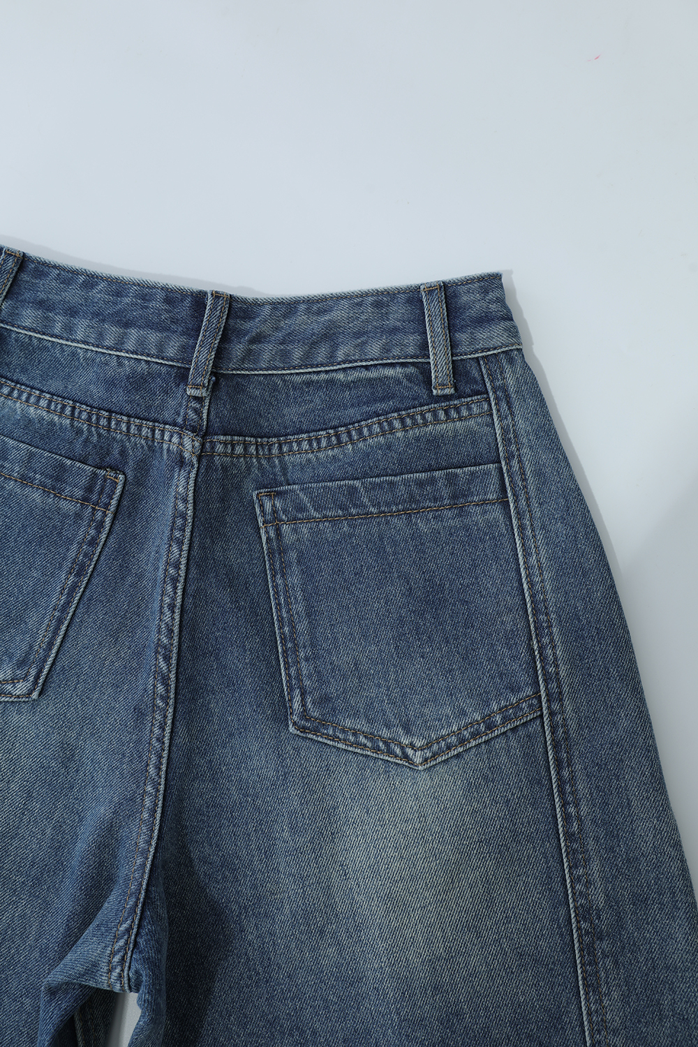 Loose Versatile Denim Capri Pants