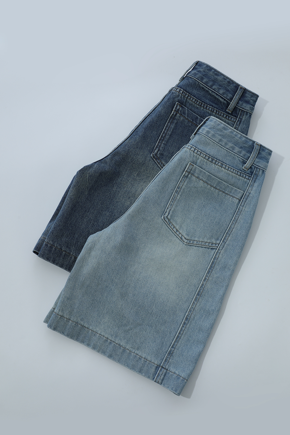 Loose Versatile Denim Capri Pants