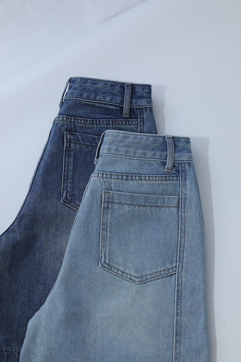 Loose Versatile Denim Capri Pants
