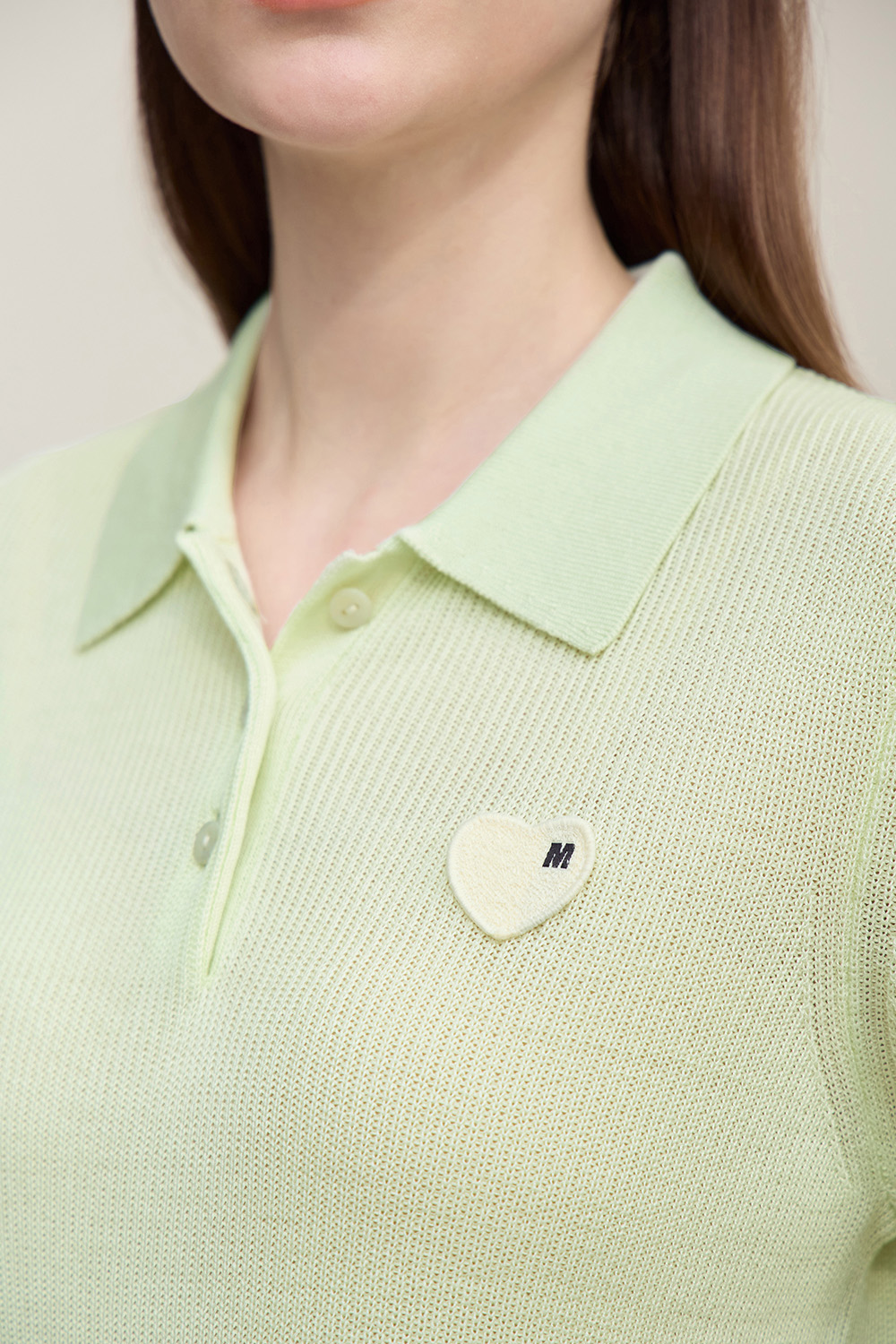 Heart Label Knitted Sweater