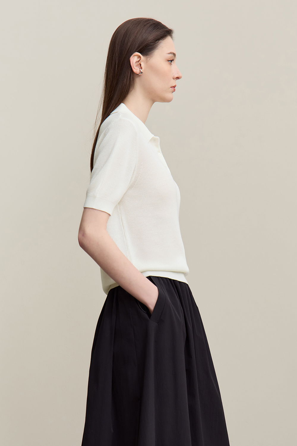 Heart Label Knitted Sweater