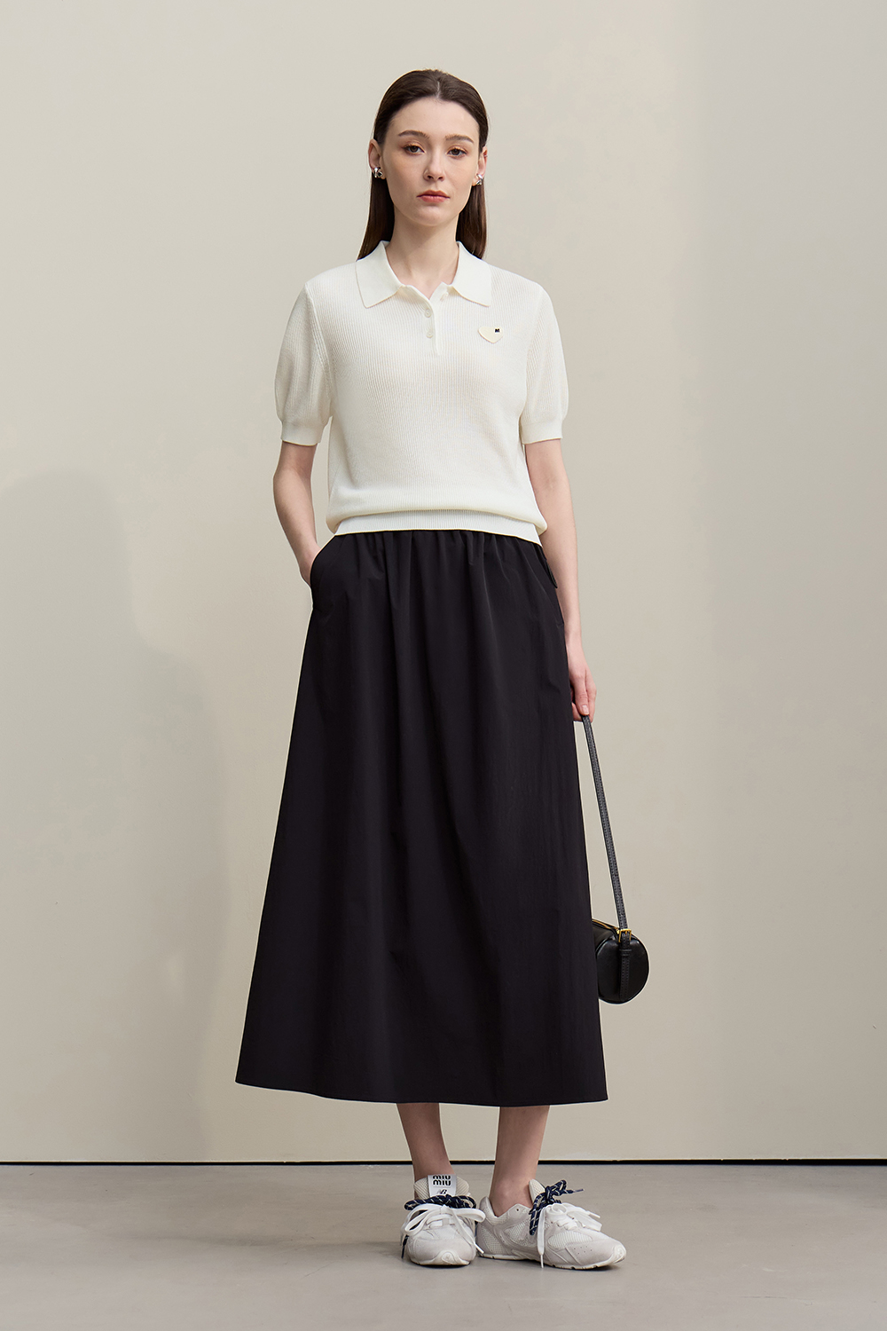 Heart Label Knitted Sweater