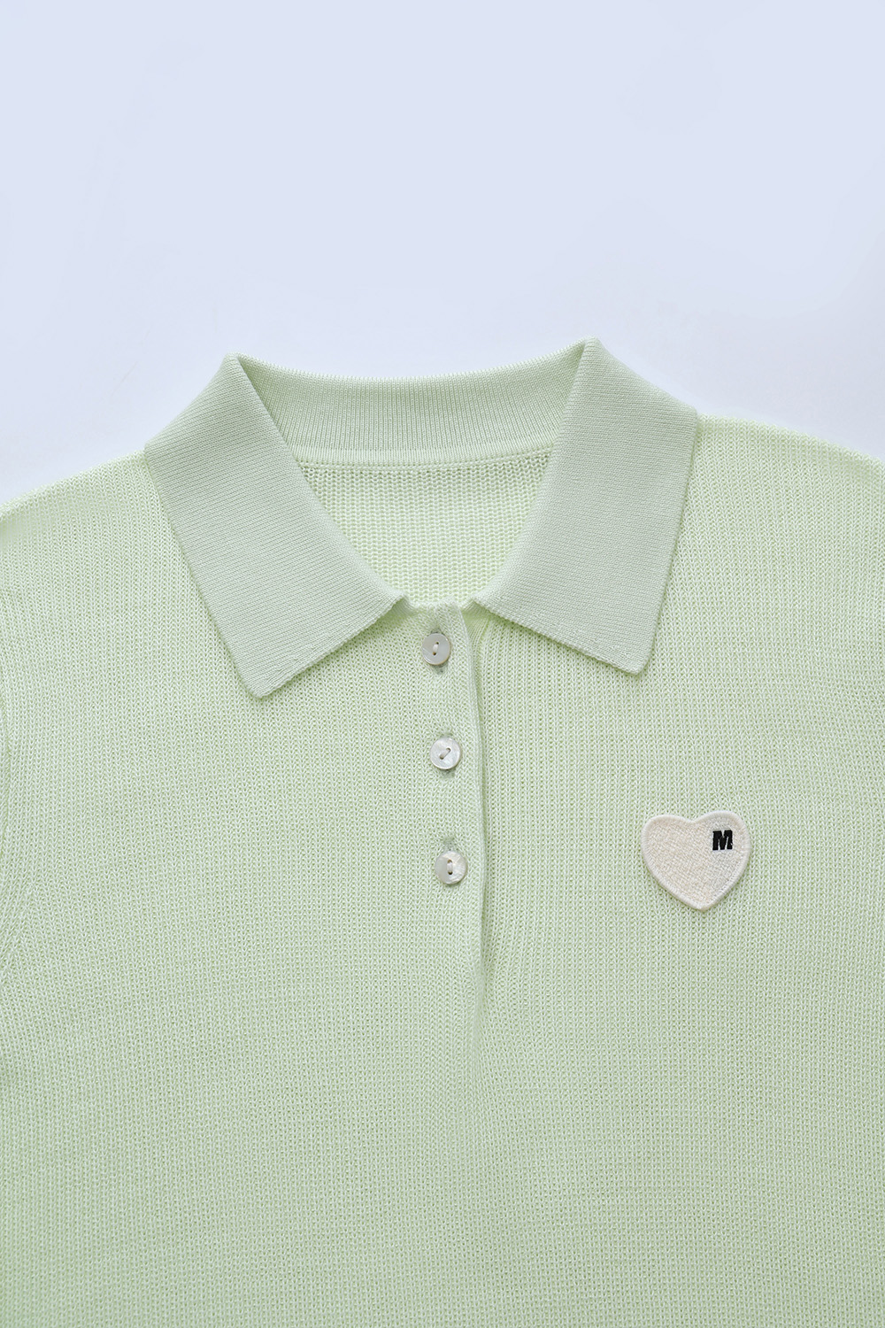 Heart Label Knitted Sweater