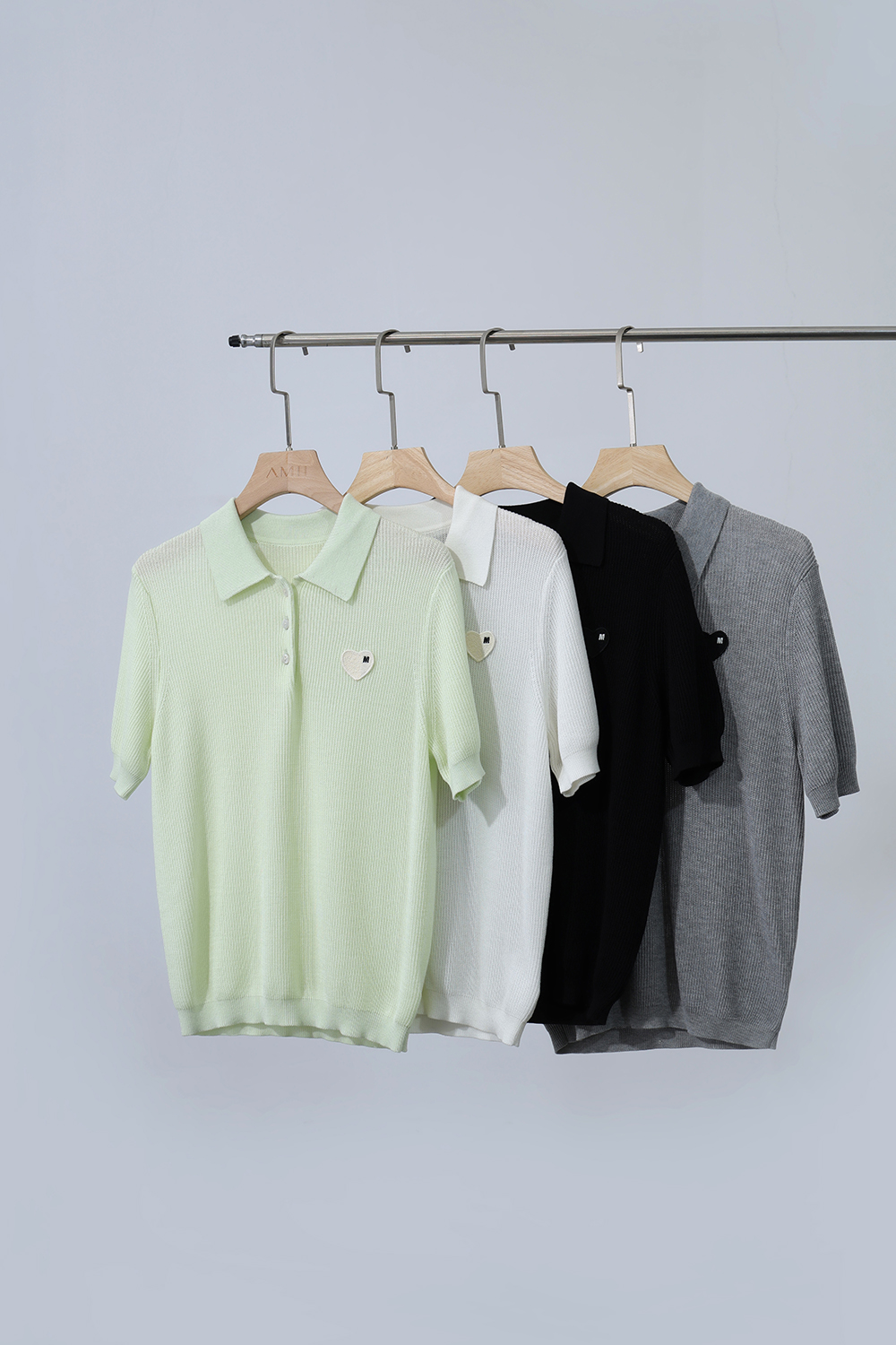 Heart Label Knitted Sweater