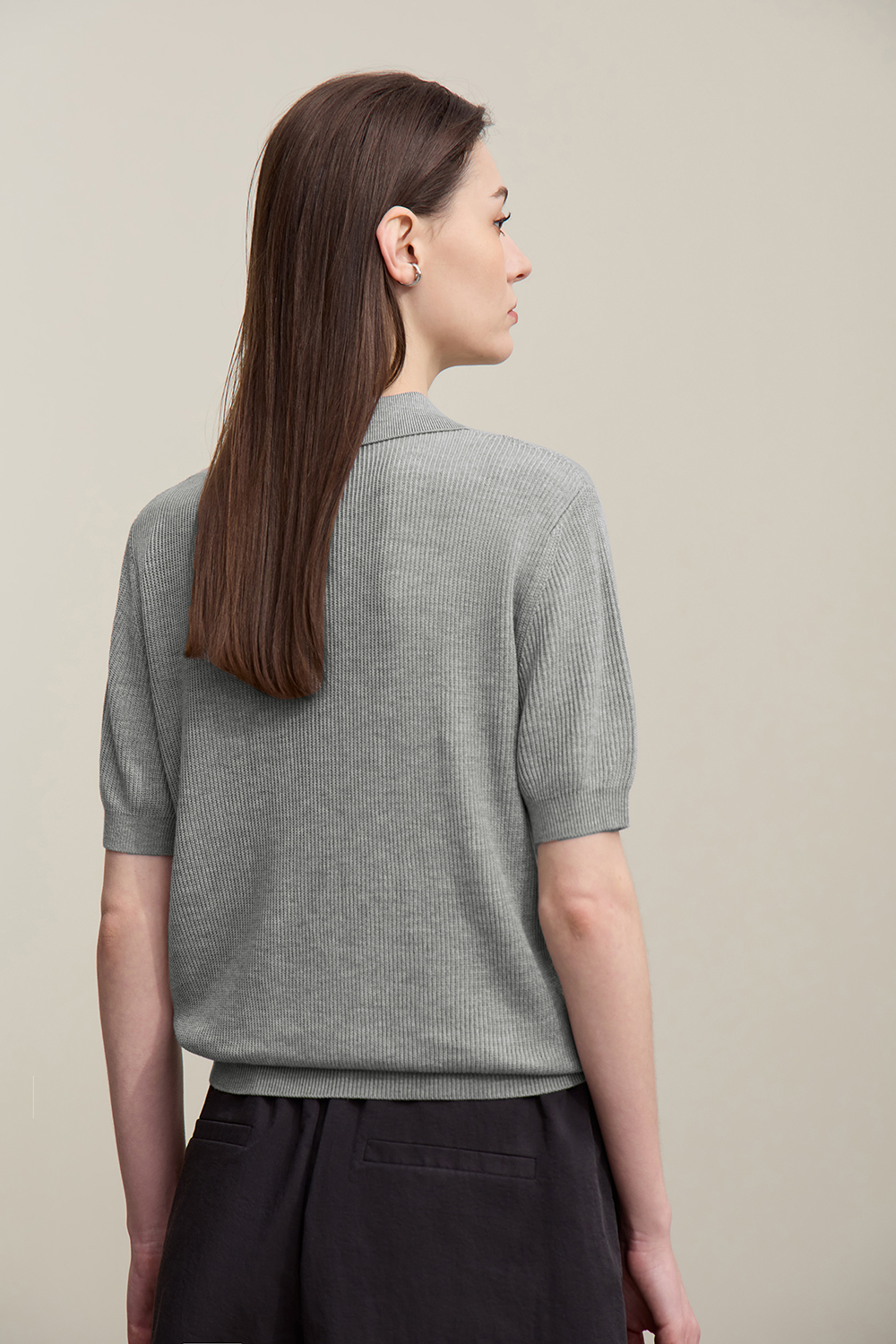 Heart Label Knitted Sweater