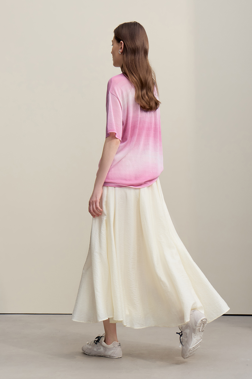 Space Dyed Yarn Knit Sweater